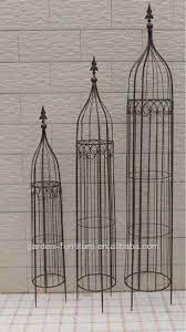 Outdoor Yard Lawn Ornaments Wholesale Large Iron Trellis Flower Tower Decorative Wrought Iron Metal Garden Ob Iron Trellis Obelisk Trellis Garden Obelisk Metal