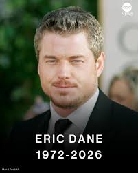 BREAKING: Actor Eric Dane, best known for his starring role in the  long-running ABC medical drama "Grey's Anatomy," has died at 53. Dane  revealed in April 2025 that he'd been battling the