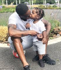 Sterling is the winger and midfielder for manchester united and the england national team. Raheem Sterling Reveals New Thigh Tattoo Of Himself Kissing Young Son Thiago Express Digest
