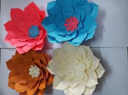 You will need scissors and a glue stick to make decorative paper flowers. Giant Big Paper Roses Various Types At Rs 100 Piece Paper Flower Id 10983831112
