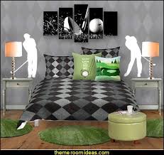 Golf Bedroom Golf Bedding Golf Wall Decorations Basketball Themed Bedroom Bedroom Themes Baseball Bedroom