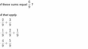 This means that every fraction can be separated by his numerator, you can do this, but you have to be careful for your denominator. Decompose Fractions Practice Fractions Khan Academy