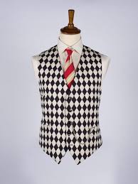 Black And White Checkered Jacket Mens Pin On Waistcoats