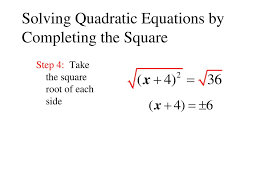 The number in brackets gives (trouble spot: 6 3 Completing The Square Ppt Download