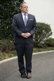 Sean Spicer Posing Like Indie Fashion Blogger?