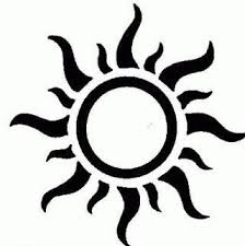 Simple Black Hippie Sun Tattoo Stencil Jpg 320 322 Pixels Tatoeage Zon Maantatoeages Tatoeage Inspiratie