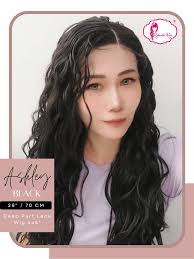 Long Mermaid Wave Deep Part Synthetic Wig Ashley -