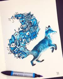 Doodle, doodle art, vexx, zhc, gawx, shrimpy, jazza, copic, copic marker, lil mosey, colour, shrimpy art Design Stack A Blog About Art Design And Architecture 11 Doodle Drawings And 1 Painting