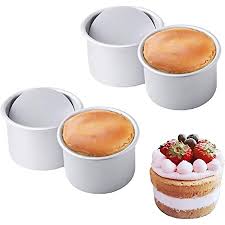 Get it as soon as mon, aug 16. Amazon Com 4 Inch Mini Cake Pans Cocaburra 4 Pieces Cake Pans Set Aluminum Round Cake Pans Nonstick Leakproof 4 Inch Cake Pan With Removable Bottom Height 1 38 Inch Home Kitchen