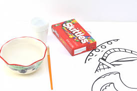 Skittles candy dispenser machine out of cardboard. Easter Egg Coloring Page Printable How To Make Skittles Paint