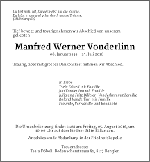 Manfred Werner Vonderlinn