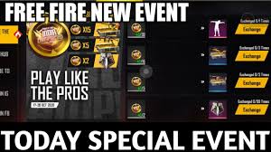 Available on app store and playstore. Today New Event Play Like The Pros Free Fire New Event Free Fire Today New Ec Event Free Fire Event Youtube