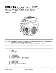 service manual kohler engines manualzz com