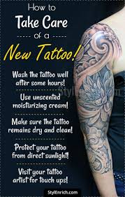 Tattooaftercareinstructions How To Take Care Of A New Tattoo Tattoo Care Instructions Tattoo Care New Tattoos