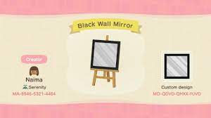 Animal Crossing Wall Mirror Animal Crossing Animal Crossing Game Black Animals