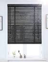 Amazon.com: Wooden Window Blinds, Black Blinds for Windows, Wood ...
