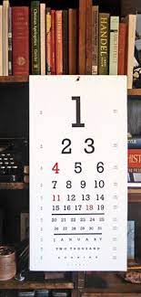 Seeing Eye Calendar Calendar Design Creative Calendar Calendar