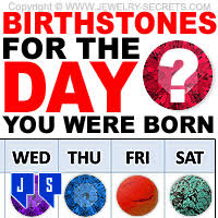 Birthstones For The Day You Were Born Jewelry Secrets