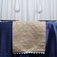 White Black Polka Dotted Satin Table Runner Table Runners Table Runners Wedding Wedding Party Table Decorations