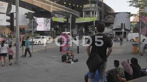 Across from the berjaya times square, there is an arab restaurant named castle restaurant. Bukit Bintang Monorail Station Kuala Lu Stock Video Pond5