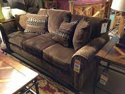 Pin By Sara Tucker On Home Stuff Rustic Sofa Rustic Couch Living Room Decor Rustic