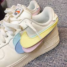 Nike Air Force 1 Swoosh Pack Sneakers Aesthetic Shoes Shoes