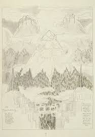 Bruno Taut Alpine Architecture The Crystal Mountain The Rock Above The Treeline Is Architecture Concept Drawings Architecture Drawing Architecture Drawings