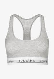 Welcome to the calvin klein® official website. Calvin Klein Underwear Modern Bralette Bustier Grey Heather Grau Zalando Ie