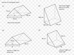 More images for how do you find the base area of a triangular prism » Triangle Triangular Prism Surface Area Png 1500x1125px Triangle Area Black And White Cube Diagram Download Free