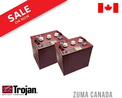 6 volt deep cycle marine battery. Trojan T 105 6 Volt Deep Cycle Battery Canada