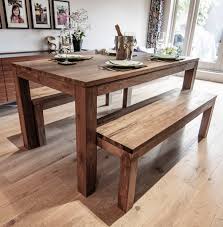 A wide variety of bench dining table set options are available to you, such as appearance, specific use. Karang Reclaimed Wood Dining Table And Benches Stunning
