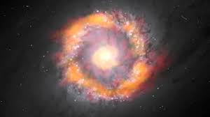 Galaxia espiral barrada ngc 2608, rodeada por muchas muchas otras galaxias. Alma Pesa Agujero Negro Supermasivo De Una Galaxia Espiral Alma