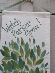 personalized hand painted growth charts dana murphy designs