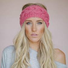 Knotted baby headband tutorial with a free pattern. Warmer Hairband Knitted Crochet Headbands Wide Winterperson Habiliment Buy From 3 On Joom E Commerce Platform