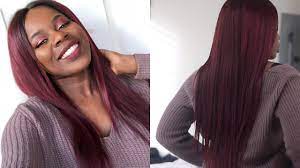 Bleaching your hair blonde from burgundy can be tricky, often producing brassy, unpredictable results. How To Dye Hair From Black To Burgundy In One Step No Bleach Theadetomi Youtube