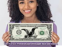 Stream Million Dollar Listing OVERSIZED PRINT-OUT Of A Million Dollar Bill  6" X Plain