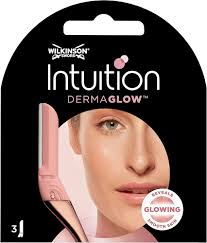 Wilkinson Sword Intuition Dermaglow Female Dermaplaning Tool Blade Refills  x3