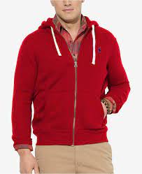 Polo Ralph Lauren Men S Big Tall Classic Fleece Full Zip Hoodie Reviews Hoodies Sweatshirts Men Macy S Jaket