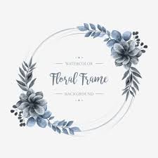 Quadro De Aquarela Flor Azul Floral Clipart Floral Fundo Padronizar Imagem Png E Vetor Para Download Gratuito In 2020 Watercolor Flower Vector Flower Frame Floral Wreaths Illustration