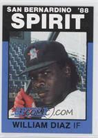 William Diaz Baseball Cards