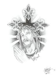 Cross drawing easy jesus images. Pencil Drawings Of Jesus Christ On The Cross Pencildrawing2019