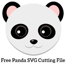 Download Free Panda Svg Cutting File For Electronic Cutters