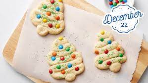 You cut a brownies into a triangle and frost it green. Swirly Christmas Tree Cookies Recipe Pillsbury Com