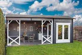 Remise Kukka 450 250x350cm Holz Von Tuindeco Kunde Gartenhaus Veranda Sitzecken Garten