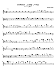 Music notation created and shared online with flat. Isabella S Lullaby Flute Sheet Music For Flute Download Free In Pdf Or Midi Flute Sheet Music Disney Flute Sheet Music Clarinet Music