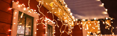 We waited until the weather was nice enough to sit outside again to put these up. How To Hang Outdoor Christmas Lights Robert Dyas