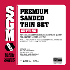 Can someone explain the difference between thinset and dryset mortar? Premium Sanded Thin Set Mortar Sgm Inc