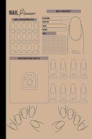 Realistic nail polish design template with frame for text colorful bottles brushes lacquer splashes drops and female hands with pretty manicure. Nail Planner Nail Art Design Notebook Nail Sketchbook For Nail Artist And Nail Art Lovers Professional Notebook With Templates To Track Nail Ideas For Design Portfolio Press Goodman Amazon Co Uk