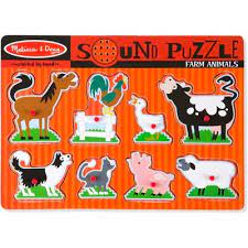 This set includes everything you need to build a functioning vitascope that projects films onto flat surfaces. Melissa And Doug Farm Animals Wooden Peg Sound Puzzle 8pc Target