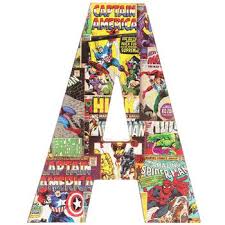 Marvel Letter Wood Wall Decor A Hobby Lobby 1633122 Marvel Wall Art Marvel Retro Retro Comic